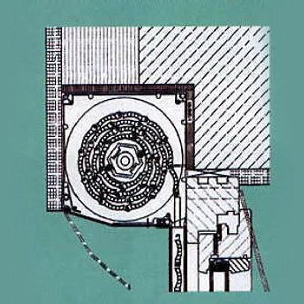 Zunanje rolete - presek