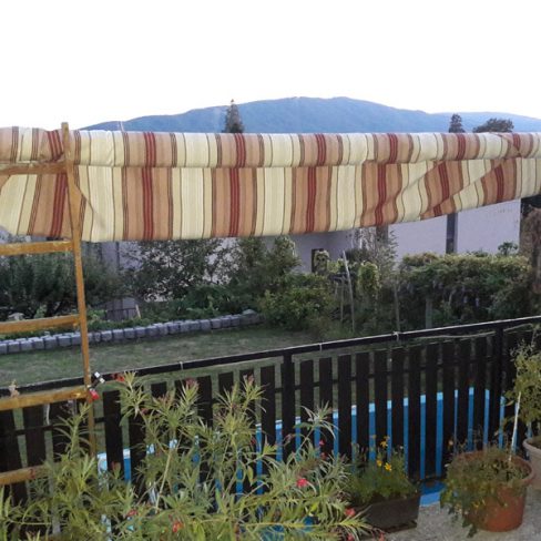 Poškodba platna zaradi vetra